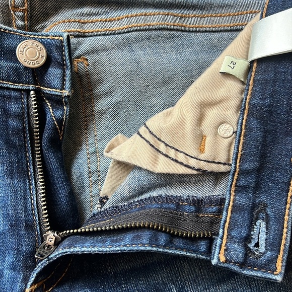 Rag & Bone Skinny Jeans Distressed Hampstead Dark Wash - Picture 12 of 14